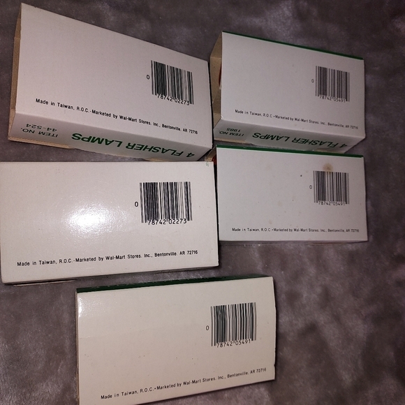 Vintage Christmas trim flasher lamp bulbs - Picture 5 of 7